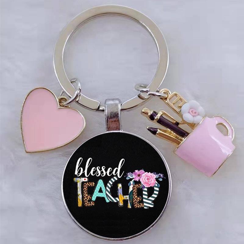 Blessed Teacher, DIY Teacher's Day Gift Keychain Thank Y