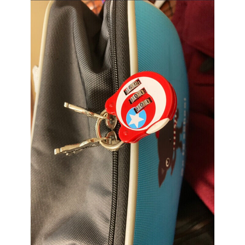 御舵儿童卡通迷你密码锁挂锁柜子锁箱包健身盗小锁头学生宿舍抽屉