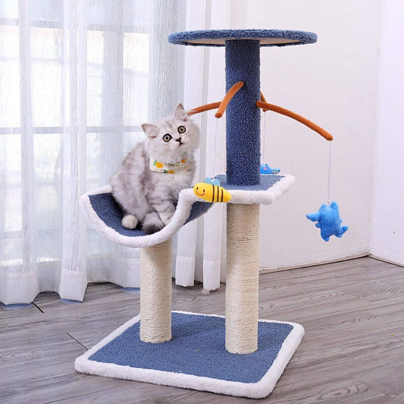 HOOPET猫咪玩趣小爬架加菲美短猫逗趣休憩乐园宠物磨爪剑麻萌宠玩怎么样,好用不?