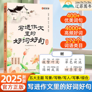 2025新版 好词好句好段大全小学生优美句子积累作文金句八百例每日一练作文素材日积月累摘抄本作文好开头好结尾 时光学写进作文里