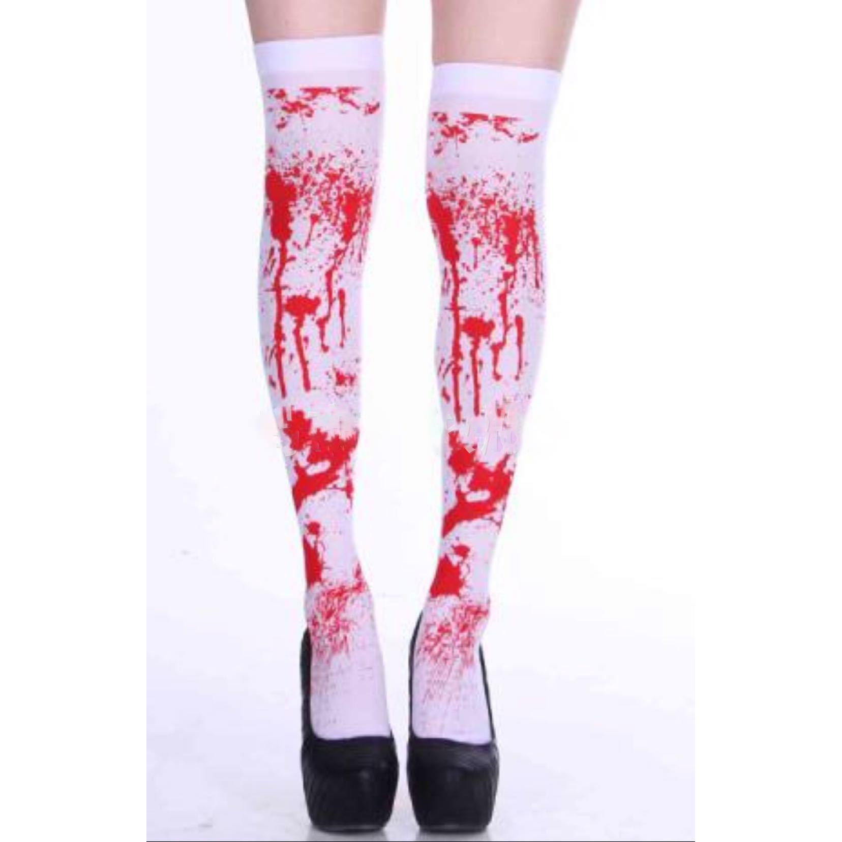Halloween Blood Sock party Blood stockings万圣节血袜长筒袜