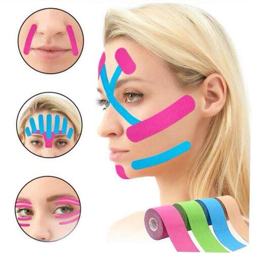 5CM*5M Kinesiology Tape For Face V Line Neck Eyes Lifting