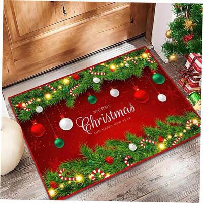 Christmas carpet household door living room bedroom carpet 1