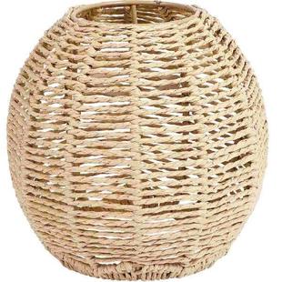 Imitation Rattan Lampshade Pendant Basket Chandelier