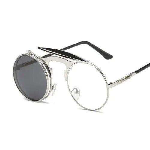 Classical Punk Flip Sunglasses Men Women Brand Designer