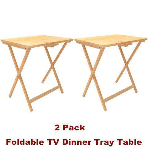Folding TV Tray Tables Dinner Side Table for Eating at Couch