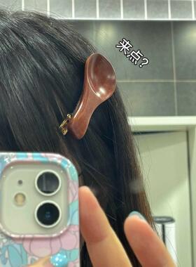 I will eat 1 spoon * with homemade cute ins small wooden spo