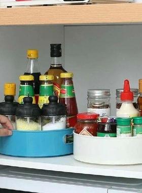 StorageTurntable Round Shelf Condiment StorageRacks Spice