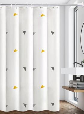 Bathroom shower curtain door partition waterproof cloth