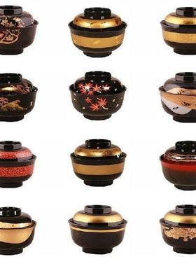 Japanese Style Miso Bowl With Lid Salad Rice Ramen Soup