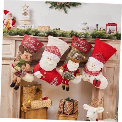 Christmas stockings Christmas Eve presents goody bag pendant