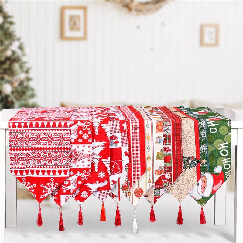 180*35cm Christmas Table Runner Decorations