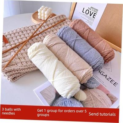 Milk Cotton Yarn Comfortable Wool Blended Thread Apparel Sew