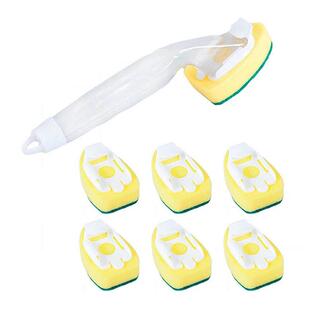 Dish Wand Soap Cleaning Brush Set Replacement Sponge Refill