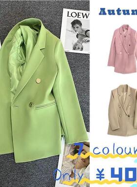 7 colors women blazer casual suit jacket coat 女外套小西装