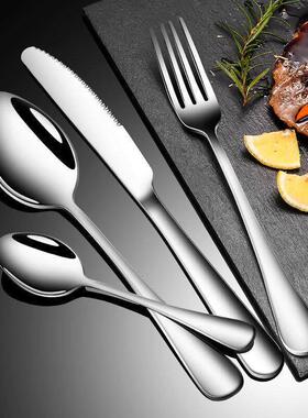 stainless steel Western tableware knives and forks
