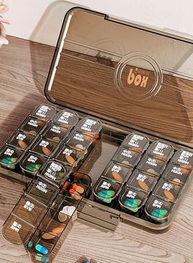 Pill Box Holder Weekly Medicine Storage Organizer Container