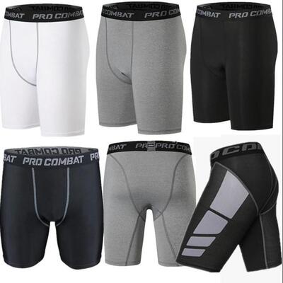 Compression Shorts Men Tights Bodybuilding Fitness Shorts