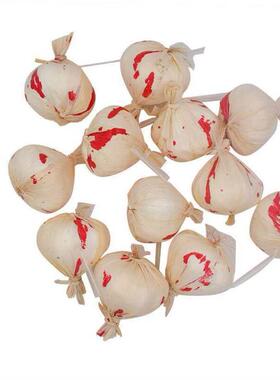 Halloween venue layout props anti-vampire garlic hanging jew