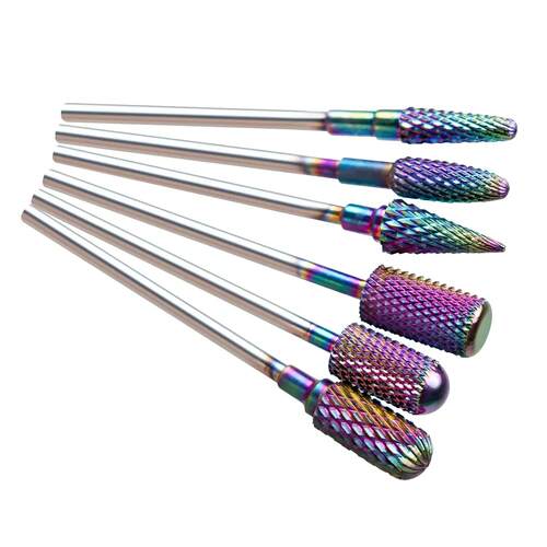Nail Drill Bits for Acrylic Gel Nails Tungsten Carbide Nail