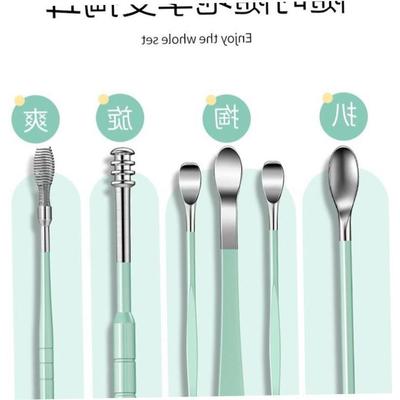 6PCS Ear Cleaner Wax Removal Tool Earpick Sticks Earwax Remo