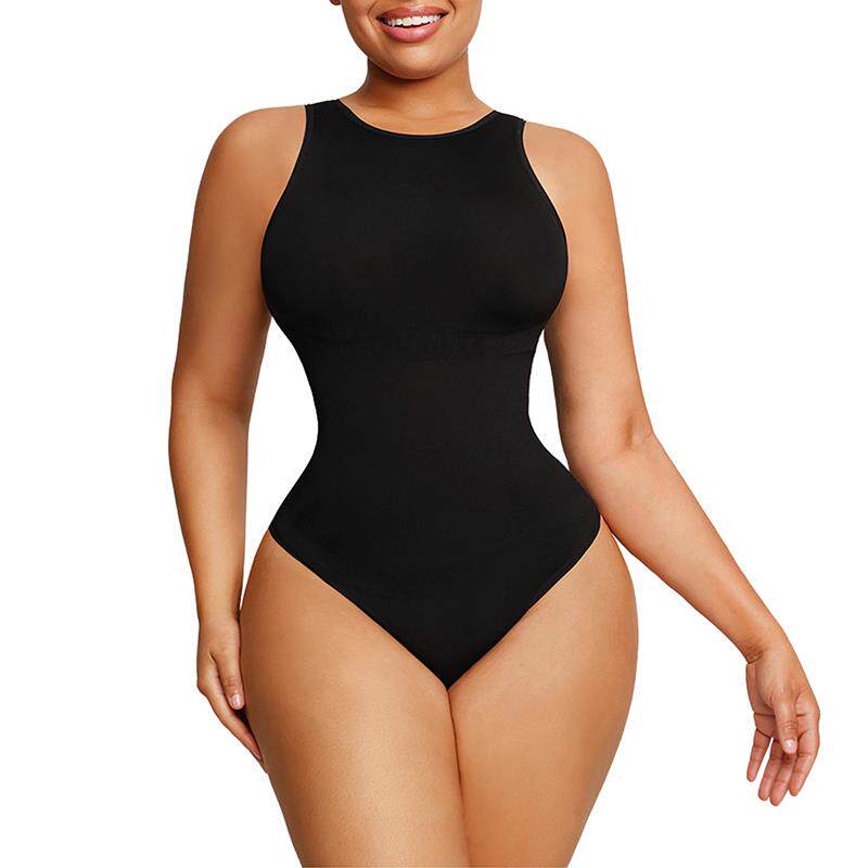 Bodysuit for Women Seamless Body Sculpting Shaper High Neck