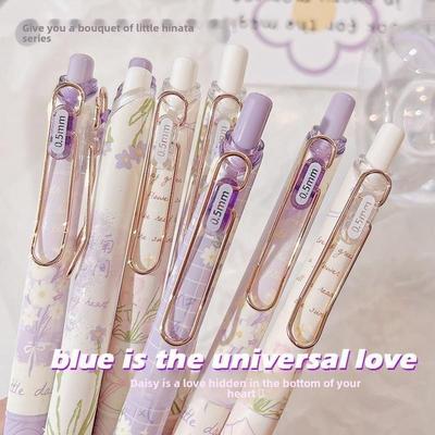 Zoecor 6Pc/Lot卡哇伊凝胶笔套装可爱的圆珠笔