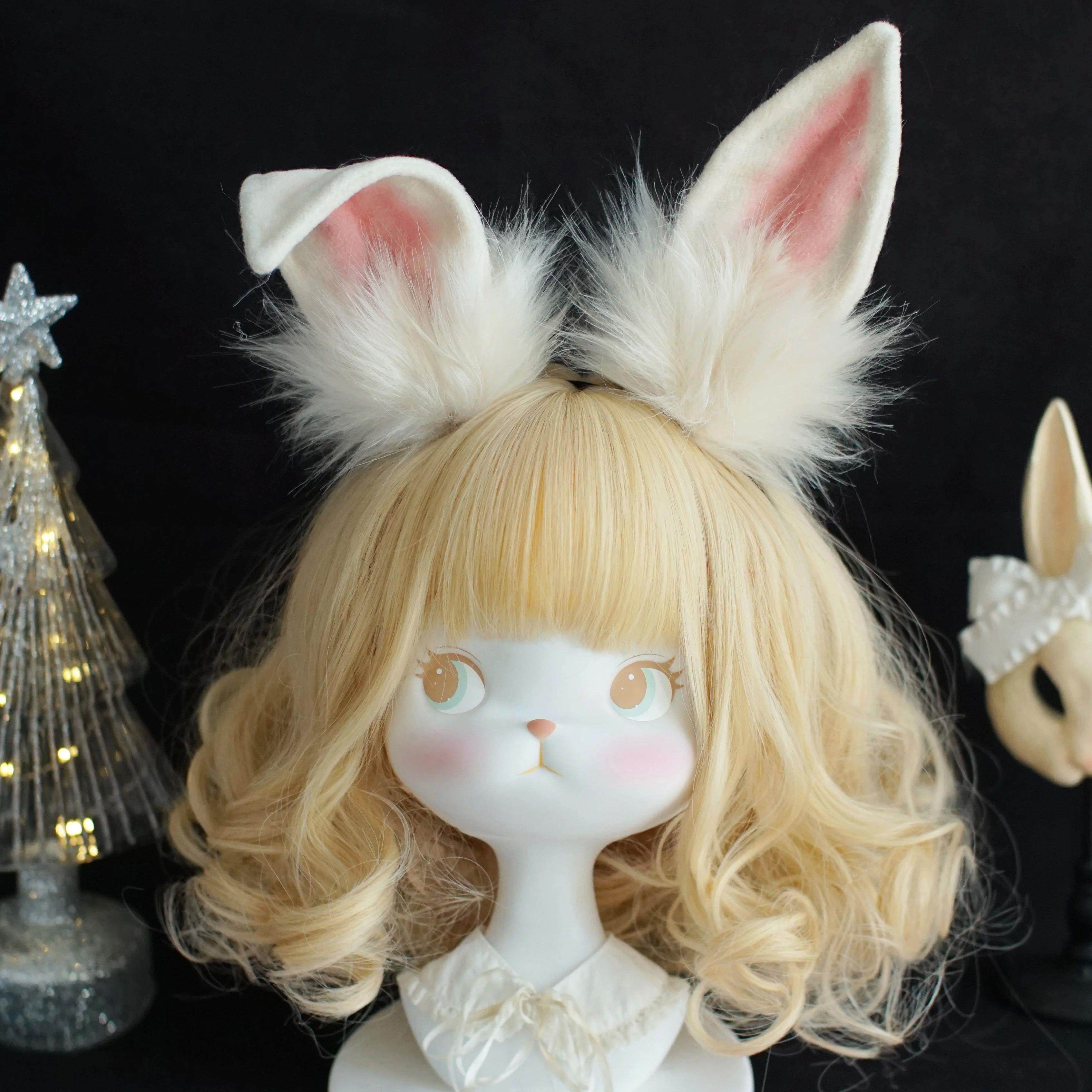 Bunny ears cosplay animal ears lolita rabbit ears headband h