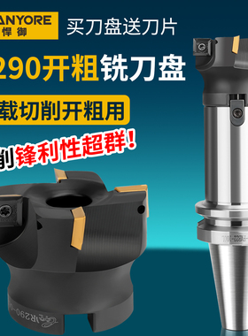R290-050Q22-12L-4T模框底部精铣刀R290-12T308面铣刀盘