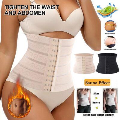 Women Waist Trainer Body Shaper Belt Slimming Sheath Belly R