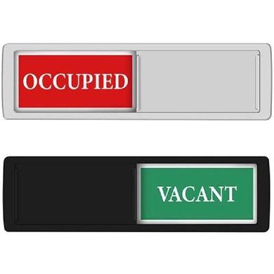 Bathroom Toilet Signs Occupied/Vacant Door Signs Vacant or