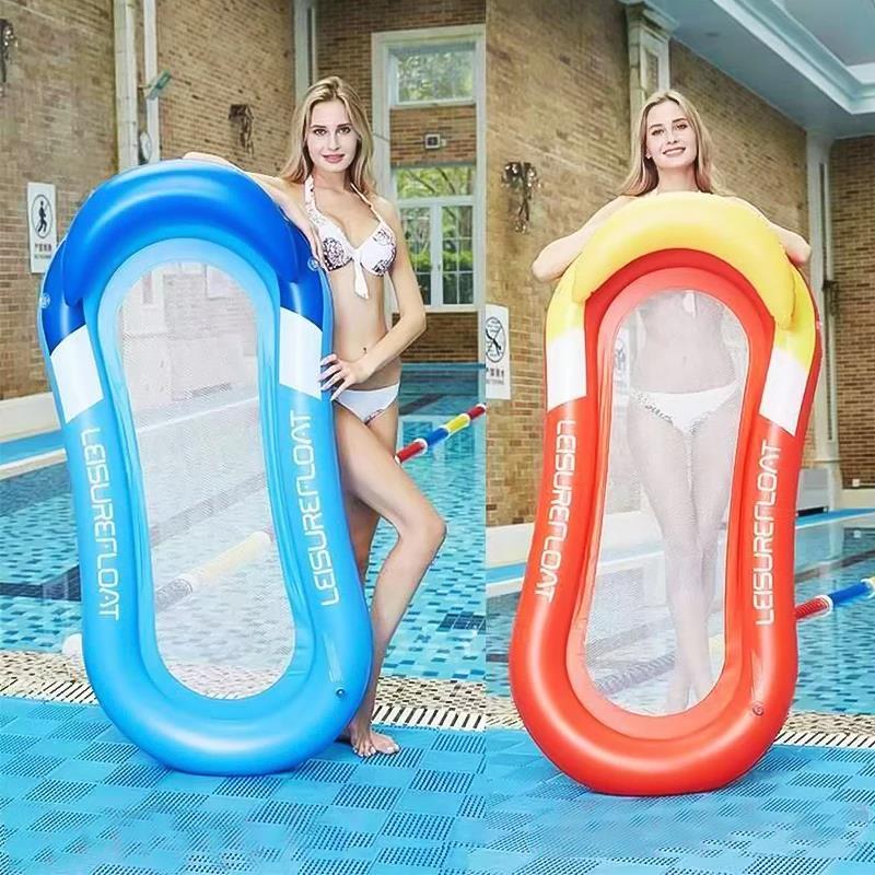 Inflatable Women Air Mattress Water Hammock Swimming Ring Ki