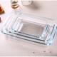 glass pan dish tempered microwave oven risotto rectan