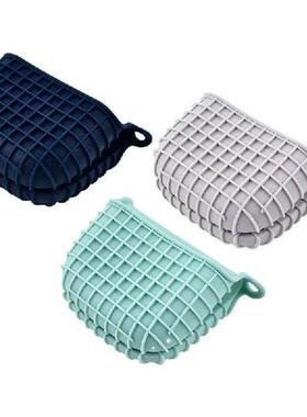 Kitchen Barbecue 1Pc Silicone Heat Resistant Gloves Clips