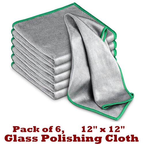 Glass Polishing Cloth Miracle Microfiber Cleaning Rags