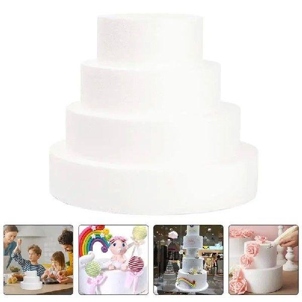 4Pcs Gathering Fake Cupcake Multi-Function Cake Dummies