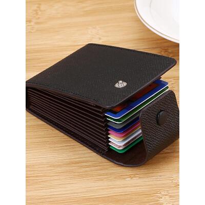 Men Credit Card Holder Leather Purse for Cards Case Wallet f