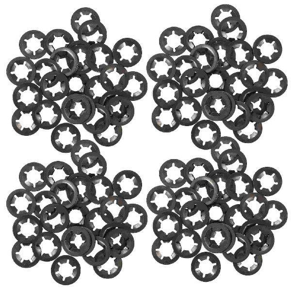 210 Pcs Bearing Clamp Retaining Washers Locking Fastener