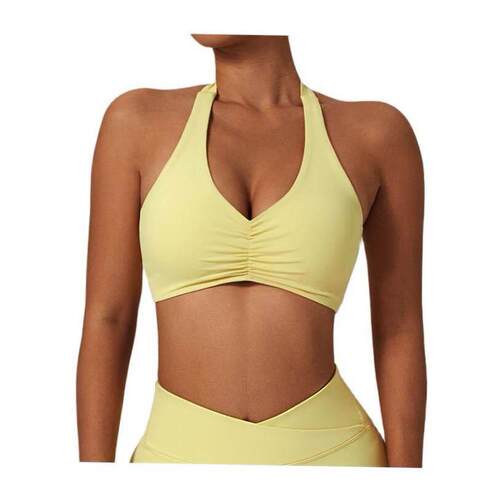 Sports Bra High Support Impact Fitness Soft Elastic Gym Yoga
