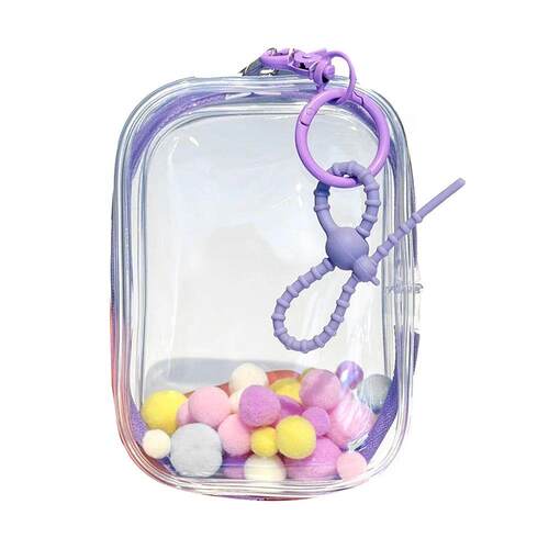 Thicken Transparent PVC Mystery Box Organizer Box Keychain