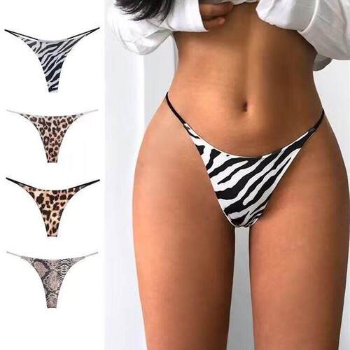 S-XL Bikini Panties T-back Thong Sexy low-waisted women