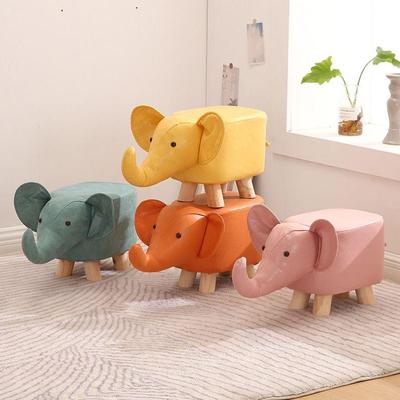 Novelty Animal Footstools Stool Ottoman PU Padded Cushion