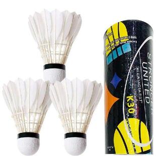 Badminton Shuttlecock 3pcs White Training Ball Shuttlecock
