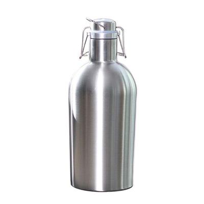 Premium 2L Stainless Steel Bottle Homebrew Beer Growler Secu