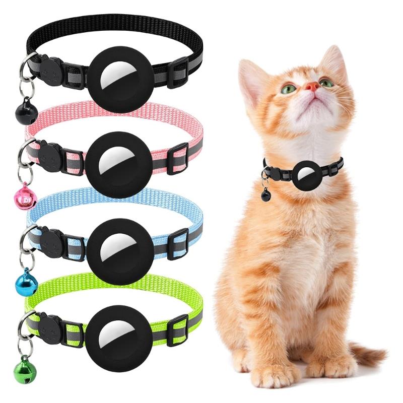 Pet Collar for Airtag Protective Holder for GPS Tracker Glow