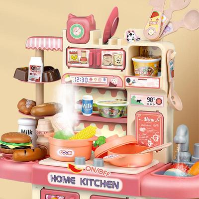 cheap playing kitchen set toys girls boys gift kids cooking