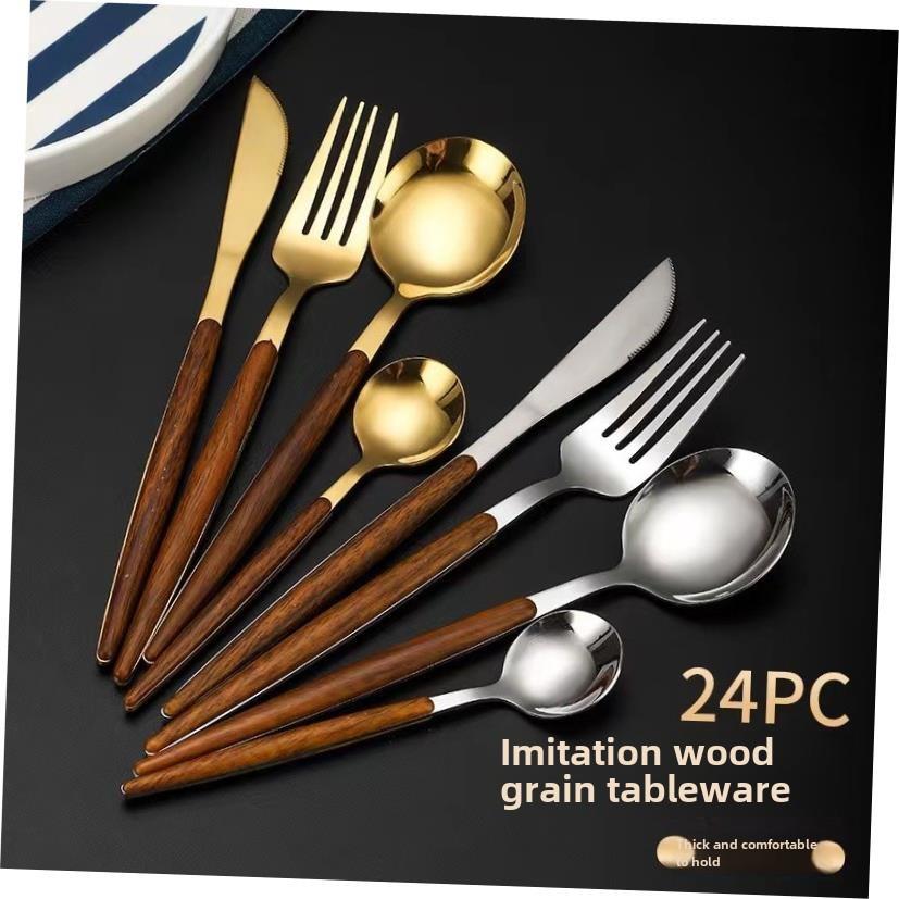 western other tableware steak cutlery set knife fork spoon