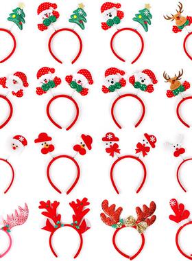 Christmas headband antler buckle hair clasp headdre ornament