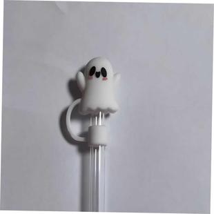 Halloween silicone straw cap 10mm straw cover硅胶吸管套