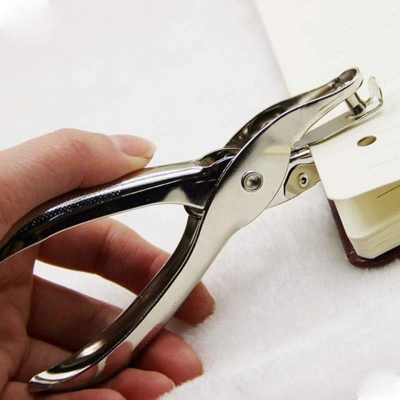 School Office Metal Single Hole Puncher Hand Paper Punch Sin